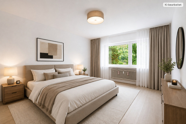 Schlafzimmer KI-m�bliert